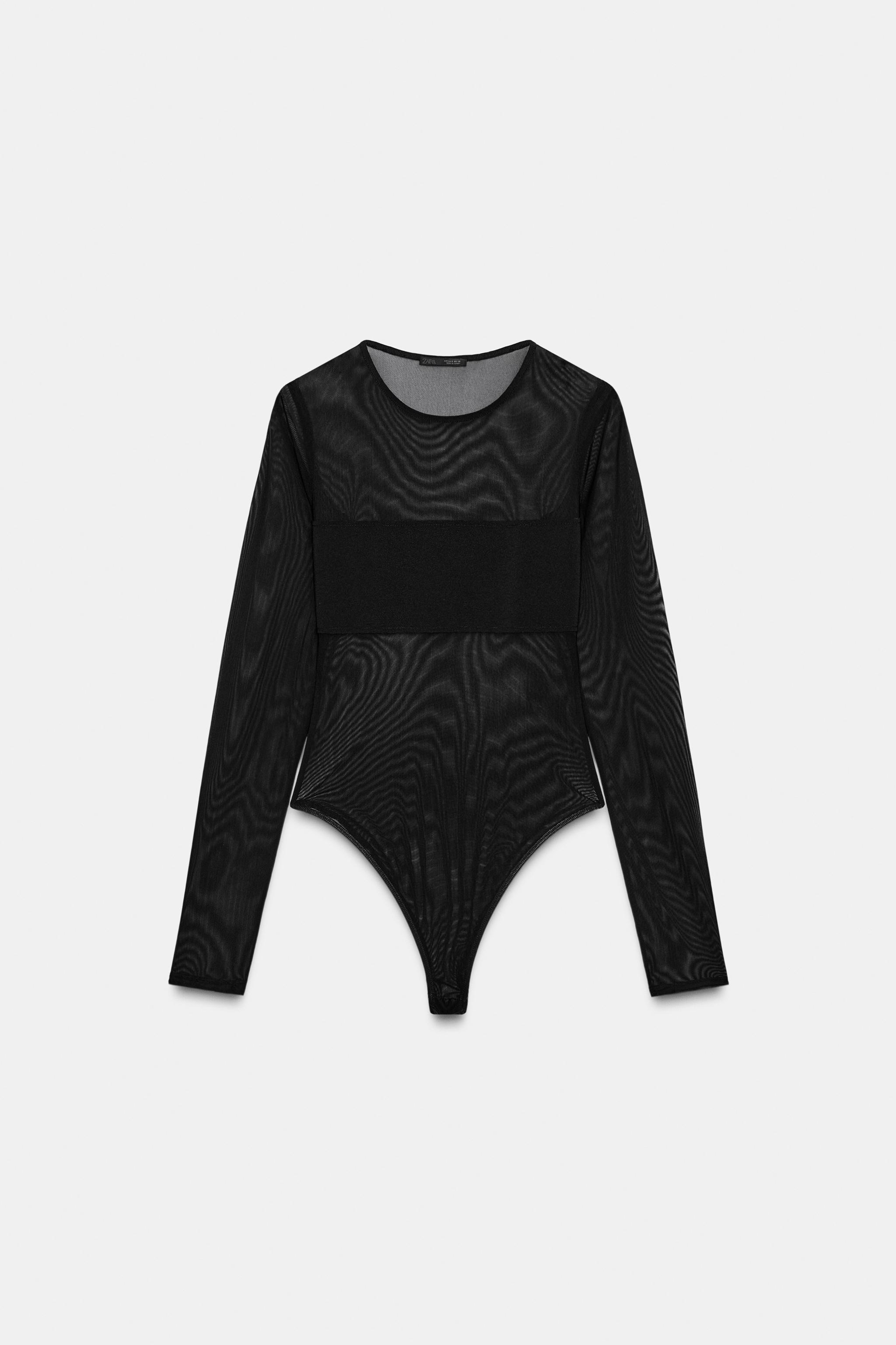 COMBINATION TULLE BODYSUIT